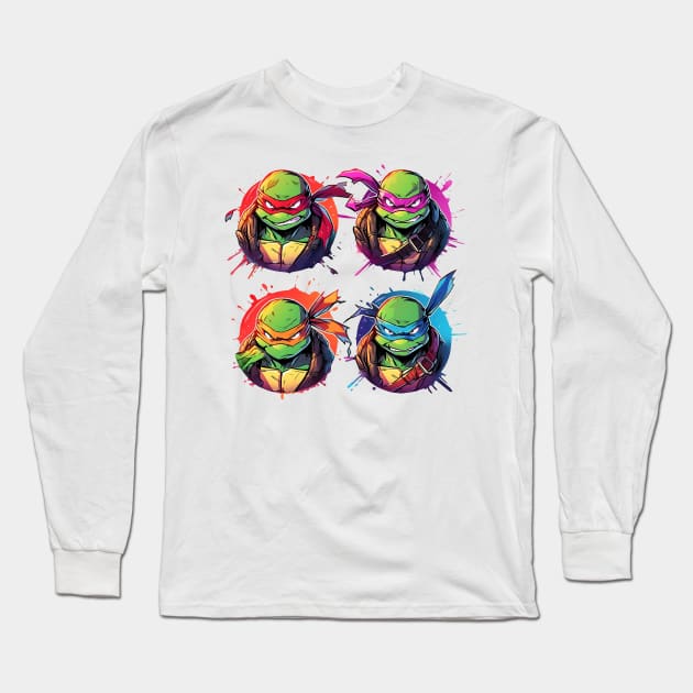 tmnt Long Sleeve T-Shirt by piratesnow